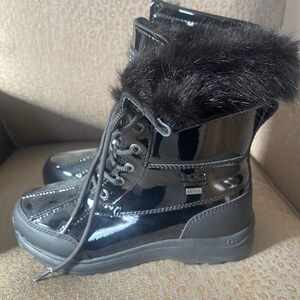 UGG Black Rugged Sole Boots